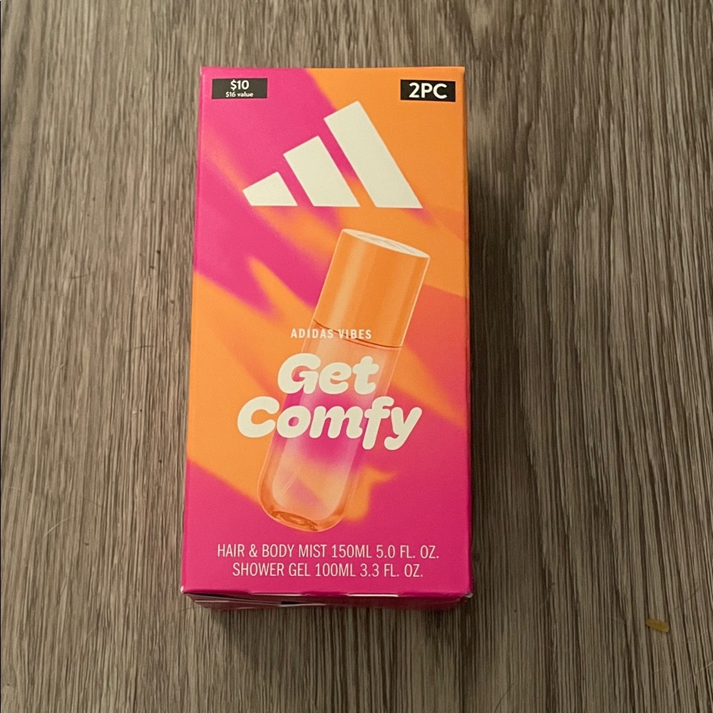 Adidas Vibes Get Comfy Set - Pink and Orange